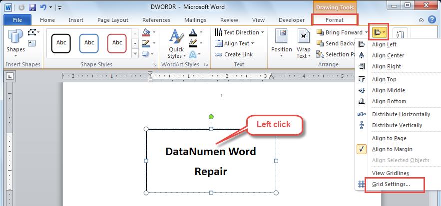 get more precise movement on word for mac